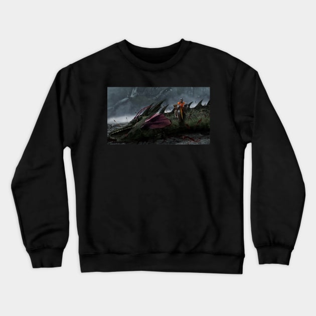 Dragons Lair Crewneck Sweatshirt by uncannyknack